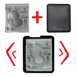 هارد اکسترنال وسترن دیجیتال 2TB مونتاژ شده مشکی