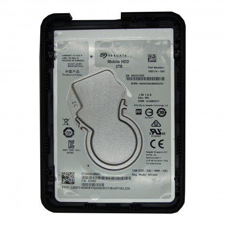 هارد اکسترنال وسترن دیجیتال 2TB مونتاژ شده مشکی