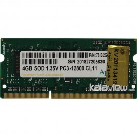 رم لپ تاپ اپیسر 4GB مدل DDR3L باس 1600MHZ/12800 چین 78.B2GCZ.4000C تایمینگ CL11
