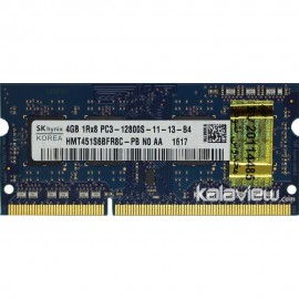 رم لپ تاپ اس کی هاینیکس 4GB مدل DDR3 باس 1600MHZ/12800 کره HMT451S6BFR8C-PB N0 AA 617 تایمینگ CL11