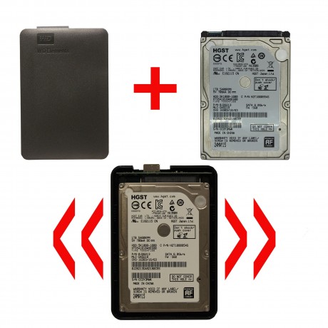 هارد اکسترنال وسترن دیجیتال 1TB مونتاژ شده سفید