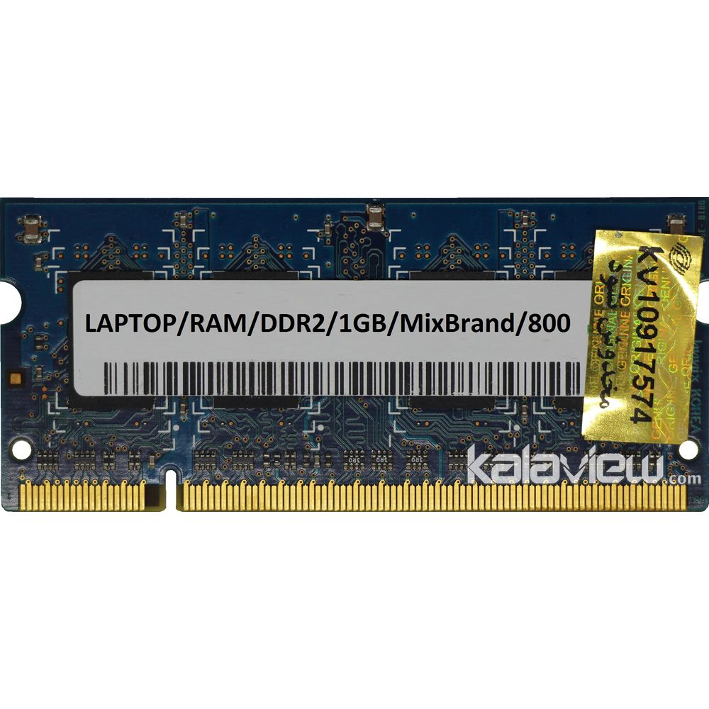 رم لپ تاپ میکس برند 1GB مدل DDR2 باس 800MHZ/6400 بدون پک