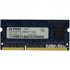 رم لپ تاپ الپیدا 4GB مدل DDR3 باس 1600MHZ/12800 تایوان EBJ40UG8BBU0-GN-F 1219 تایمینگ CL11