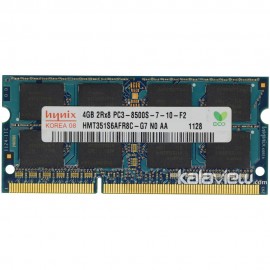 رم لپ تاپ هاینیکس 4GB مدل DDR3 باس 1066MHZ/8500 کره HMT351S6BFR8C-G7 N0 AA 048 تایمینگ CL7