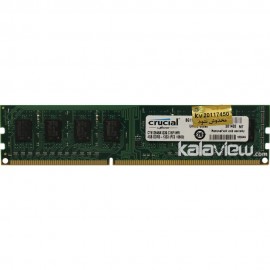 رم کامپیوتر کروشیال 4GB مدل DDR3 باس 1333MHZ/10600 آمریکا CT51264BA1339.C16F1MR تایمینگ CL9
