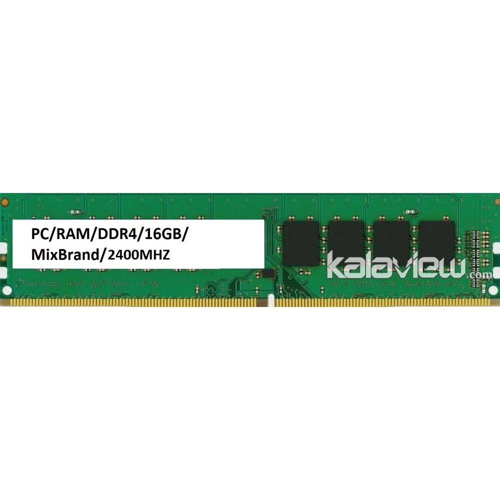 رم کامپیوتر میکس برند 16GB مدل DDR4 باس 2400MHZ/19200 بدون پک