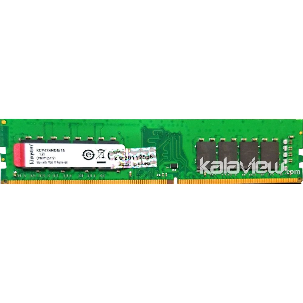 رم کامپیوتر کینگستون 16GB مدل DDR4 باس 2400MHZ/19200 چین KCP424ND8/16 تایمینگ CL17