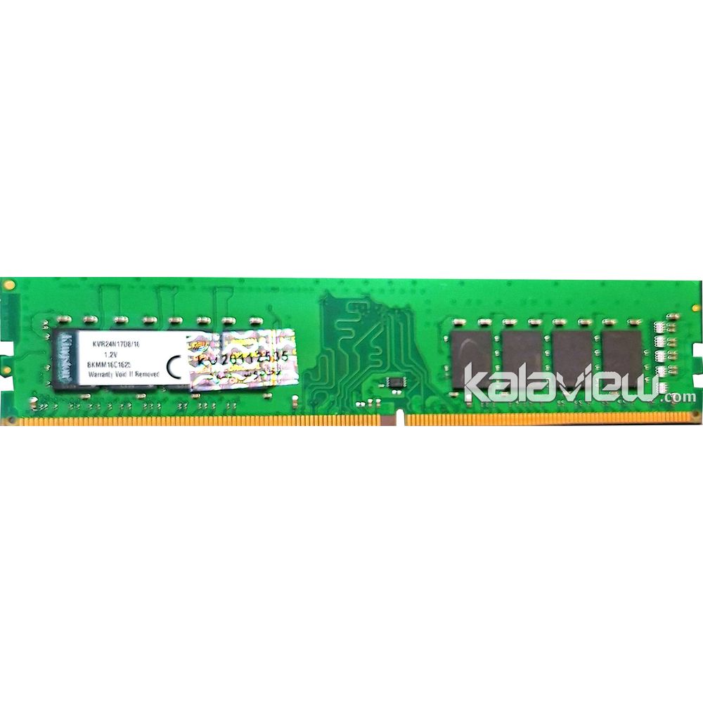 رم کامپیوتر کینگستون 16GB مدل DDR4 باس 2400MHZ/19200 چین KVR24N17D8/16 تایمینگ CL17