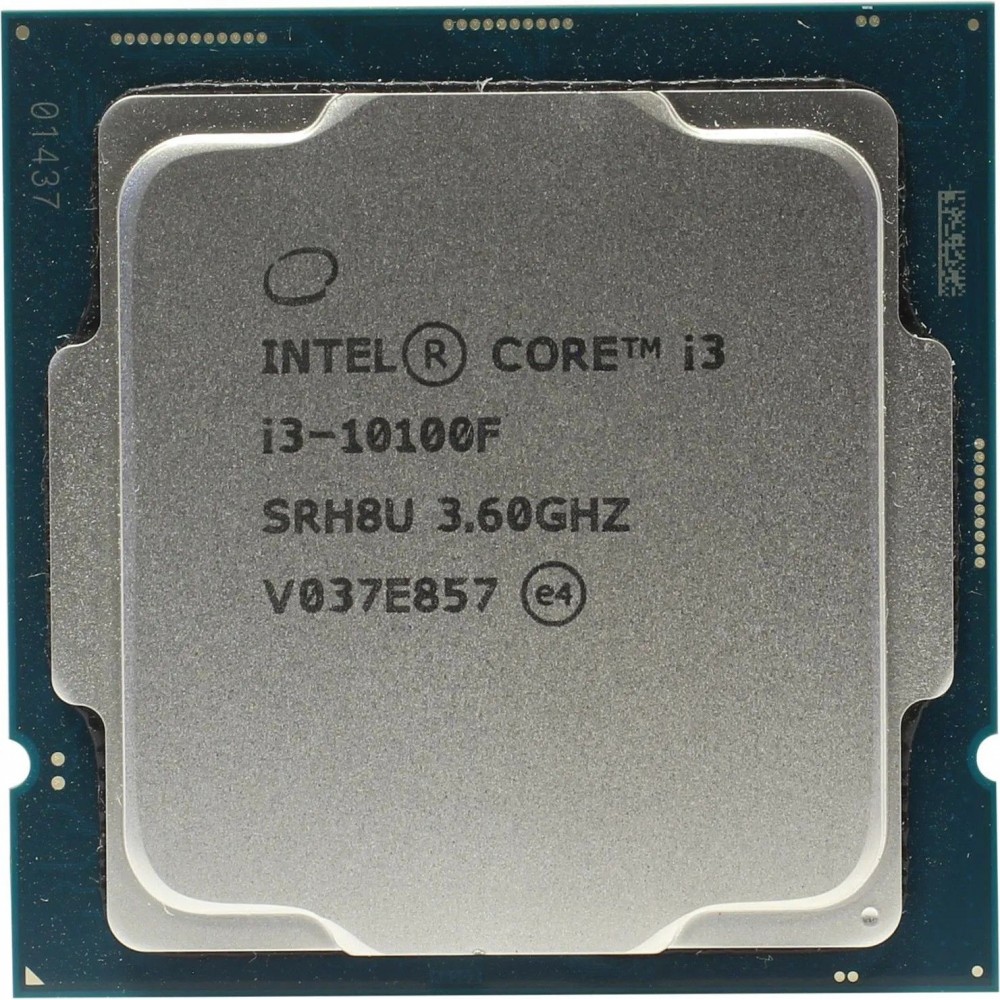 پردازنده مرکزی کامپیوتر اینتل CORE I3  نسل 10 ( 10th GEN ) مدل 10100F بدون پک