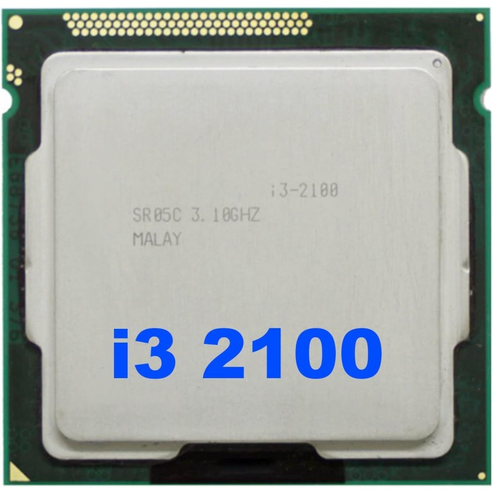 پردازنده مرکزی کامپیوتر اینتل CORE I3  نسل 2 ( 2nd GEN ) مدل 2100 بدون پک