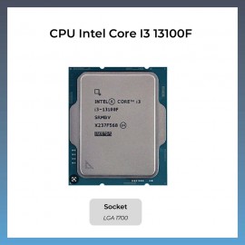 پردازنده مرکزی کامپیوتر اینتل CORE I3  نسل 13 ( 13th GEN ) مدل 13100F بدون پک