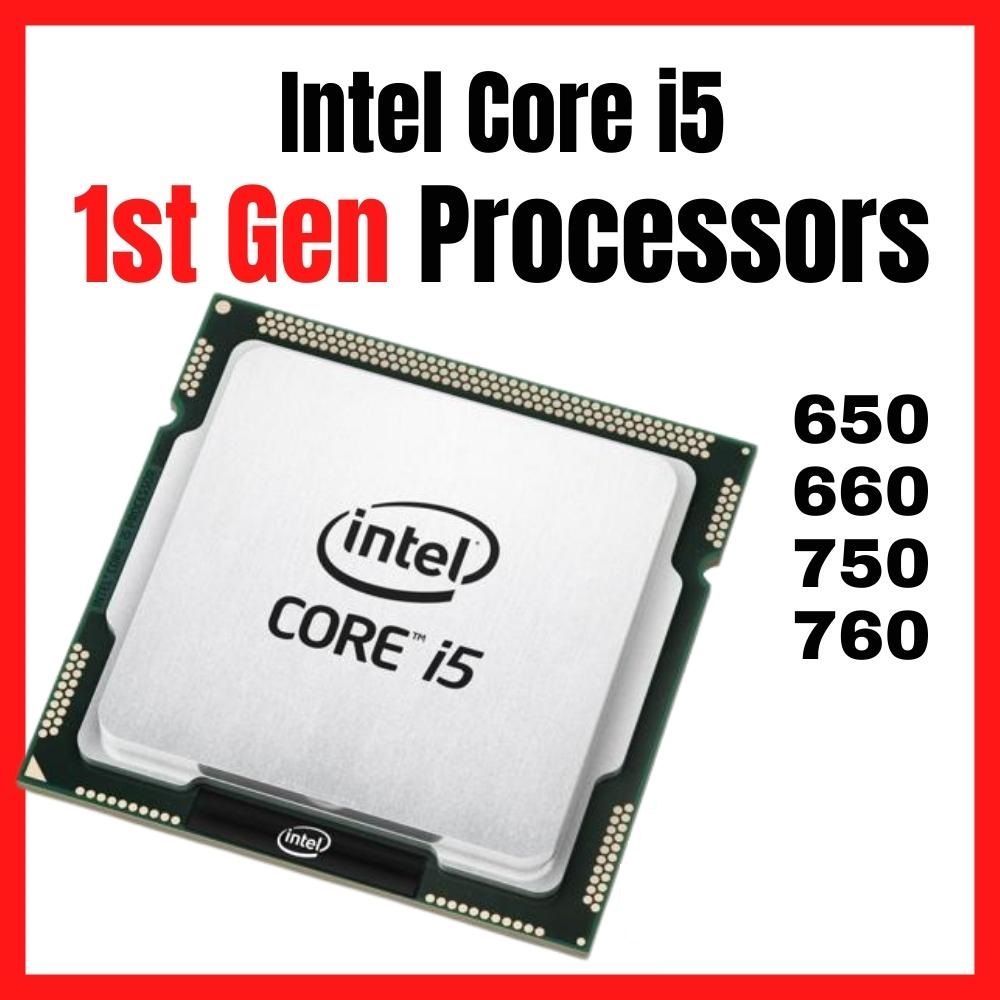 پردازنده مرکزی کامپیوتر اینتل CORE I5 نسل 1 ( 1ST GEN ) میکس مدل بدون پک