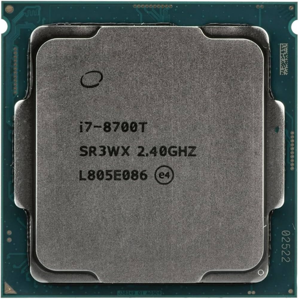 پردازنده مرکزی کامپیوتر اینتل CORE I7  نسل 8 ( 8th GEN ) مدل 8700T بدون پک