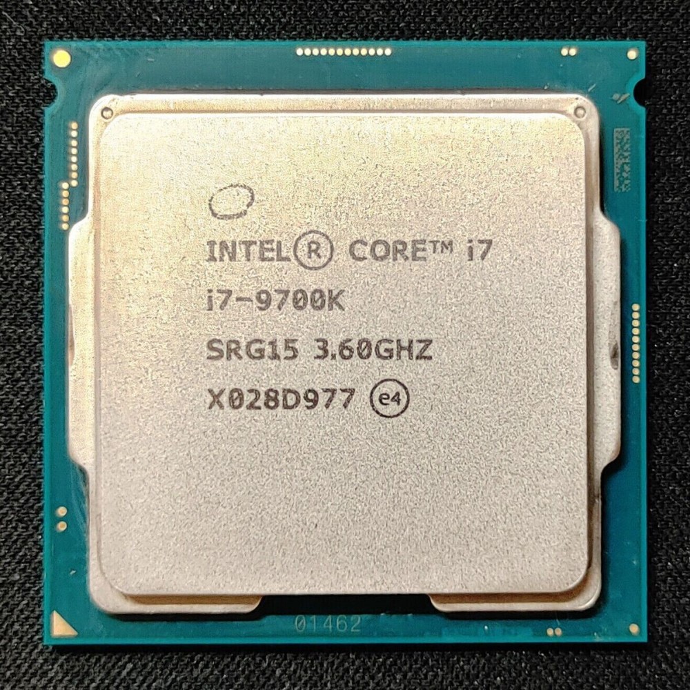 پردازنده مرکزی کامپیوتر اینتل CORE I7  نسل 9 ( 9th GEN ) مدل 9700K بدون پک