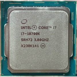 پردازنده مرکزی کامپیوتر اینتل CORE I7  نسل 10 ( 10th GEN ) مدل 10700K بدون پک