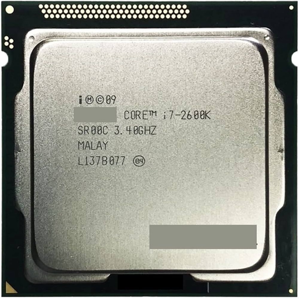 پردازنده مرکزی کامپیوتر اینتل CORE I7  نسل 2 ( 2nd GEN ) مدل 2600K بدون پک
