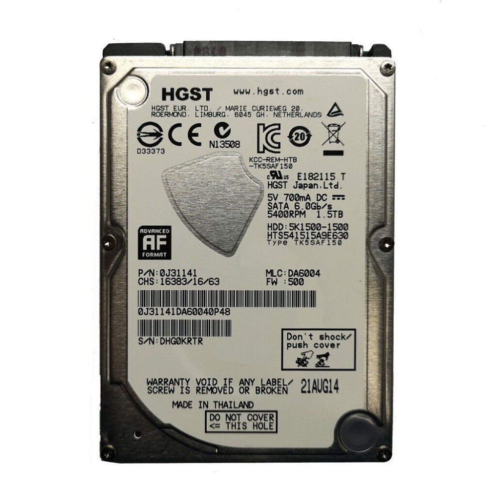 هارد دیسک لپ تاپ اینترنال میکس برند مدل SATA 1.5TB بدون پک
